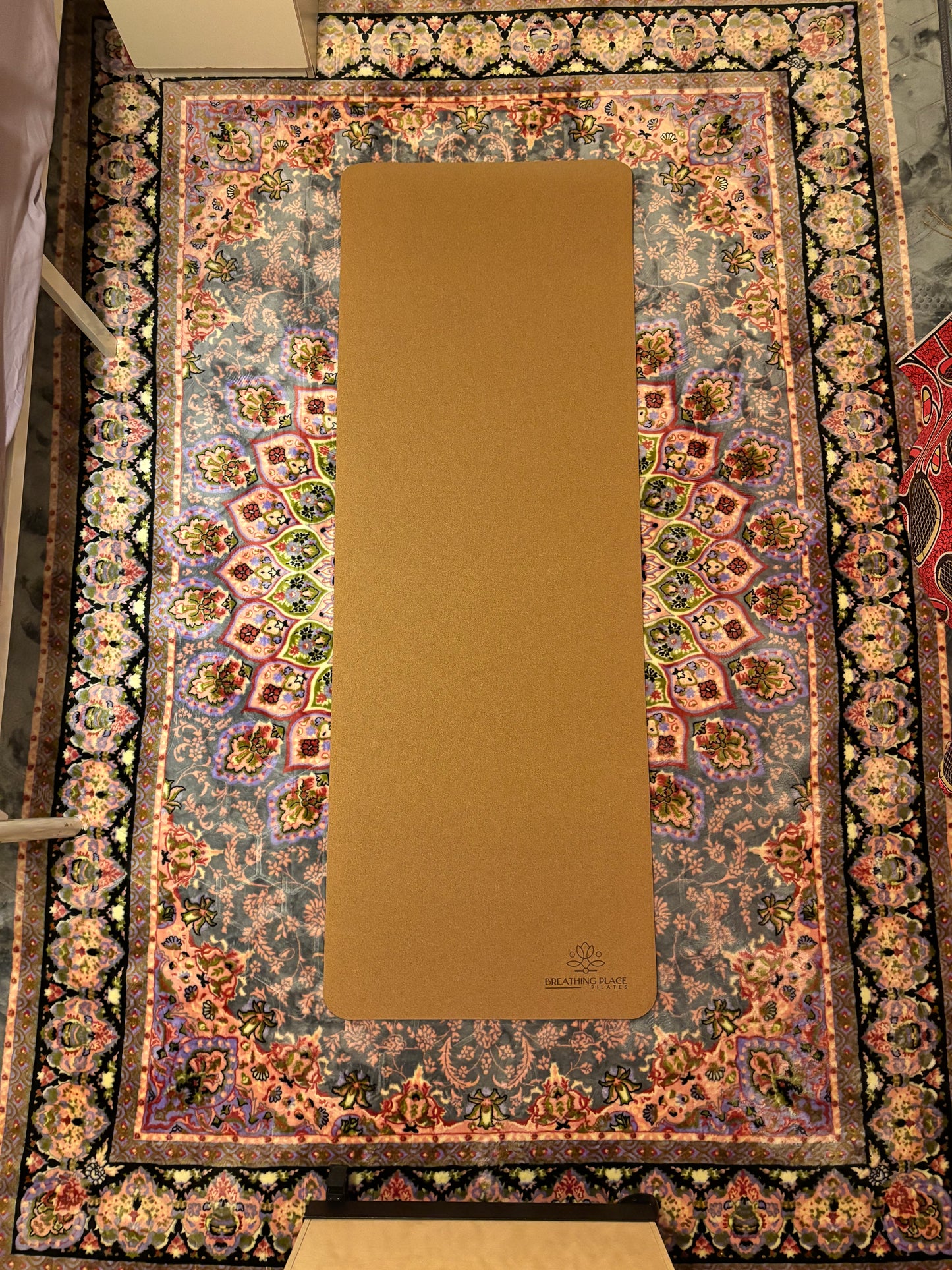 Extra thick yoga mat providing ultimate comfort and support for all levels of practice